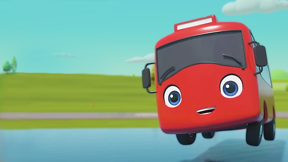 Malý červený autobus