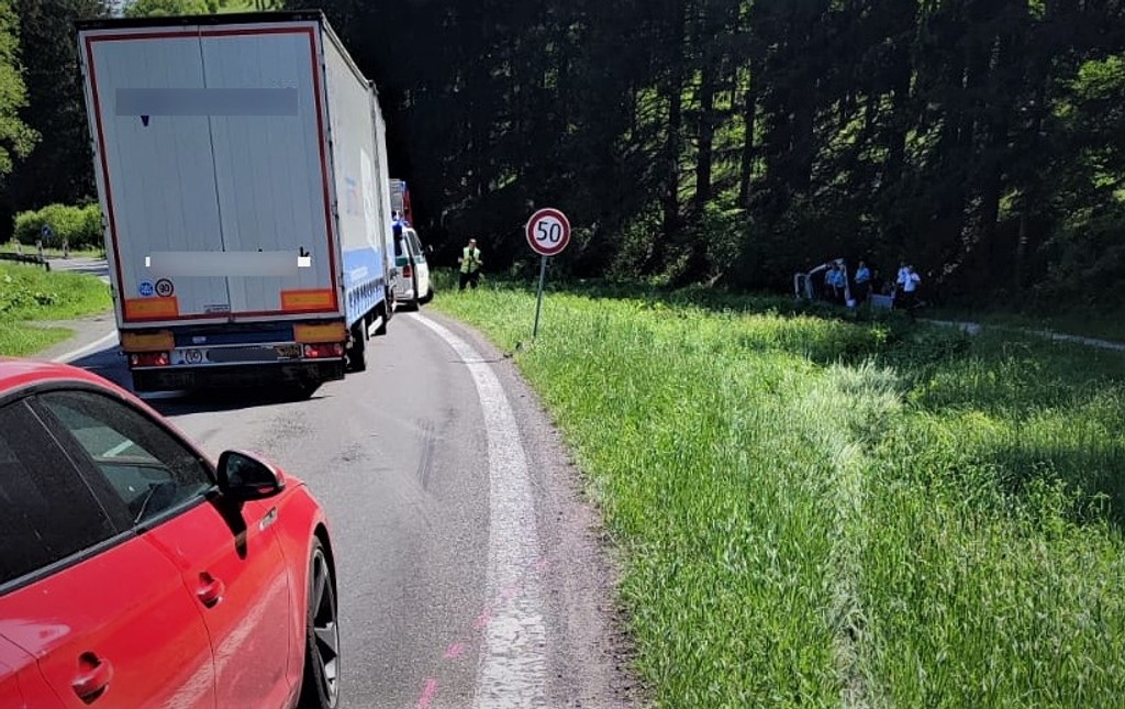 Dopravná nehoda v Liptovskej Osade. 