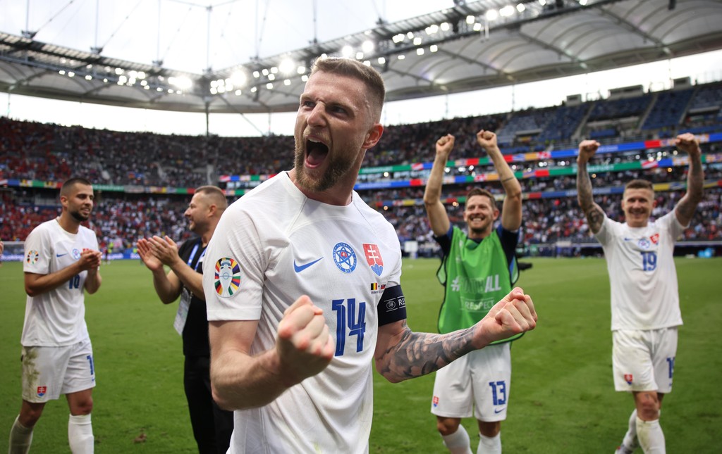 UEFA EURO 2024, Belgicko vs. Slovensko. 