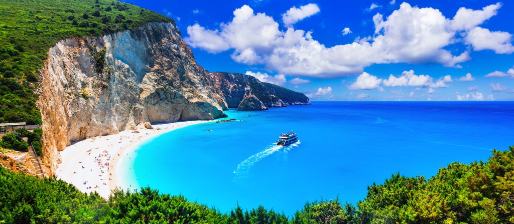 Ostrov Lefkada.