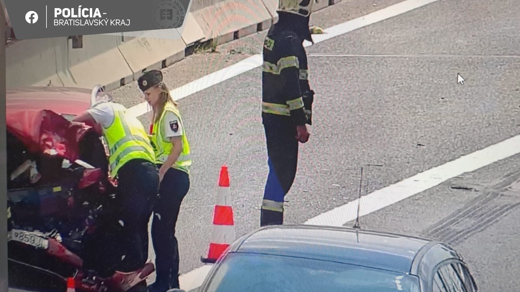 Nehoda na diaľnici D1