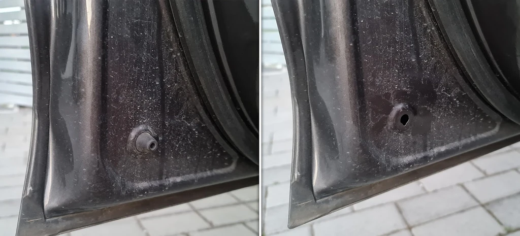 Aj takto môže vyzerať gumená zátka (Hyundai i30 - 2018)