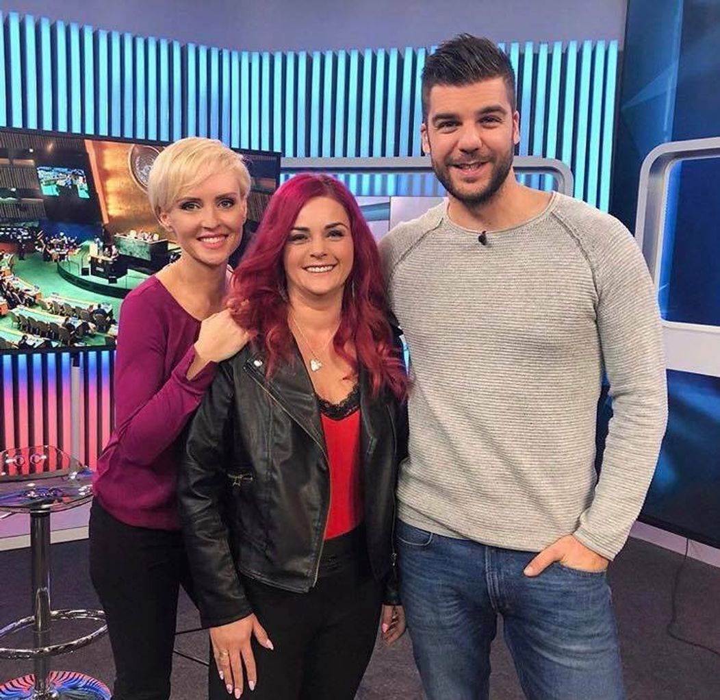 Miša sa objavila v telerána s novou farbou vlasov