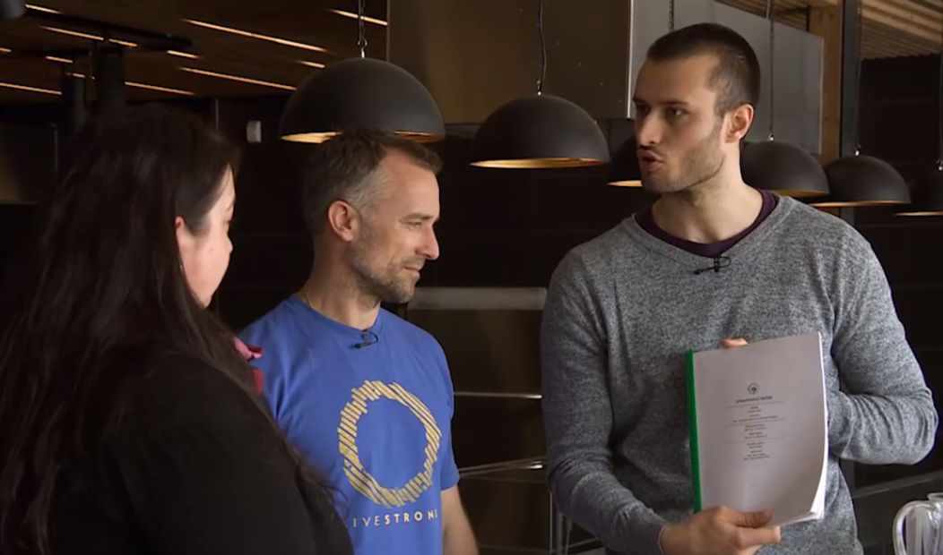 Zuzana Konecnčá a Marošom Molnárom a Michalom Páleníkom