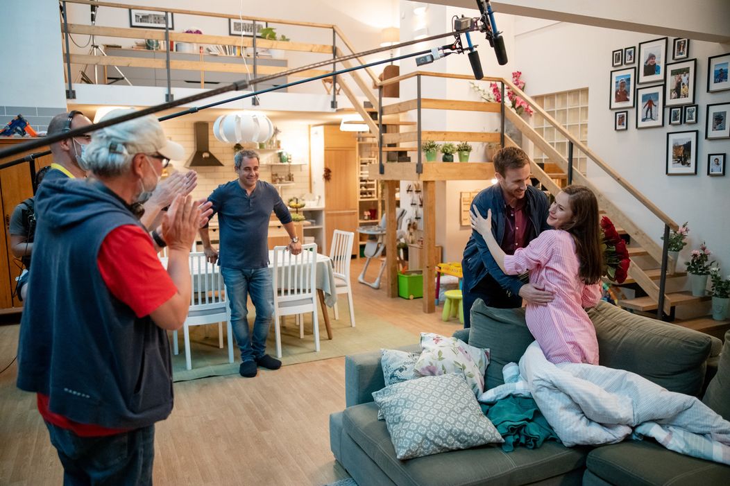 Záber detí na proteste.