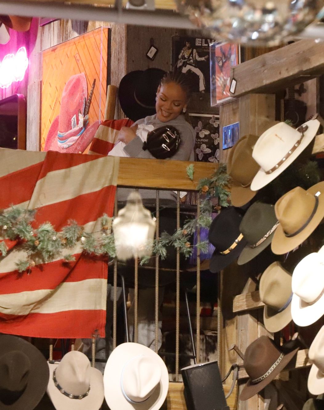 Rihanna s rodinou v Aspene