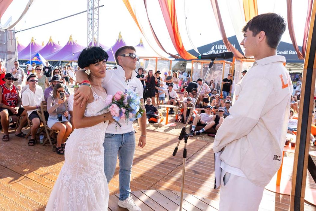 Jovinečko a Bianka pred oltárom