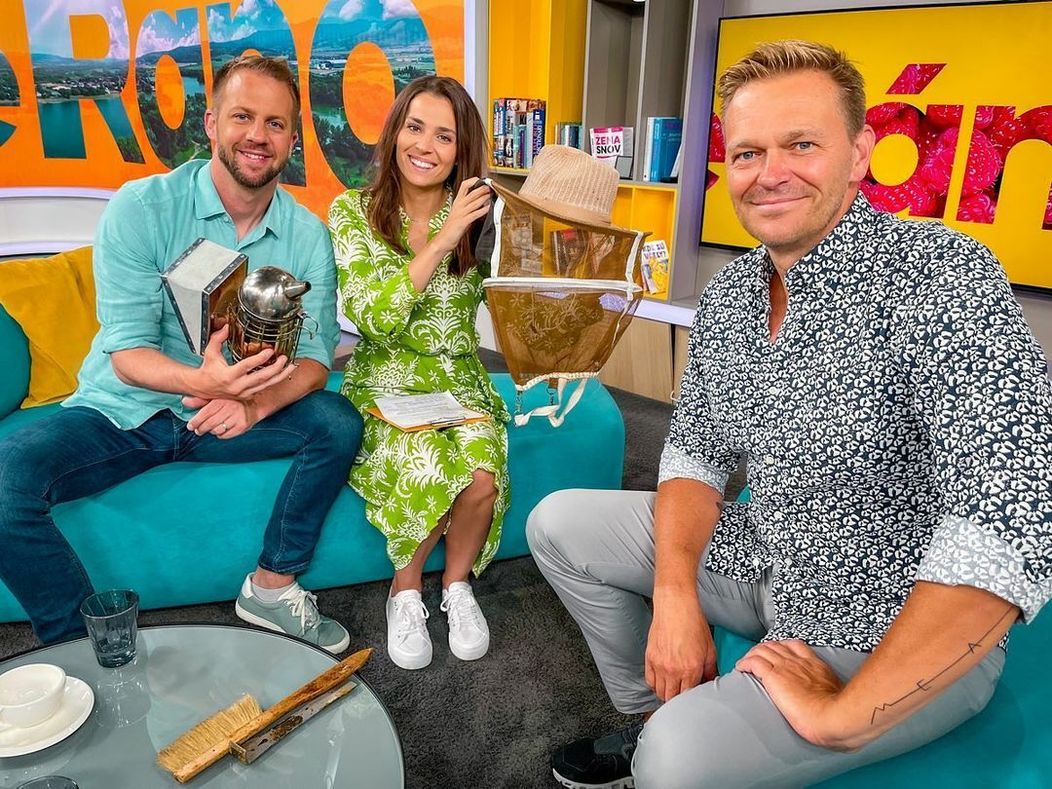 Lucia Hlaváčková, Matúš Krnčok a Martin Nikodým v Teleráne