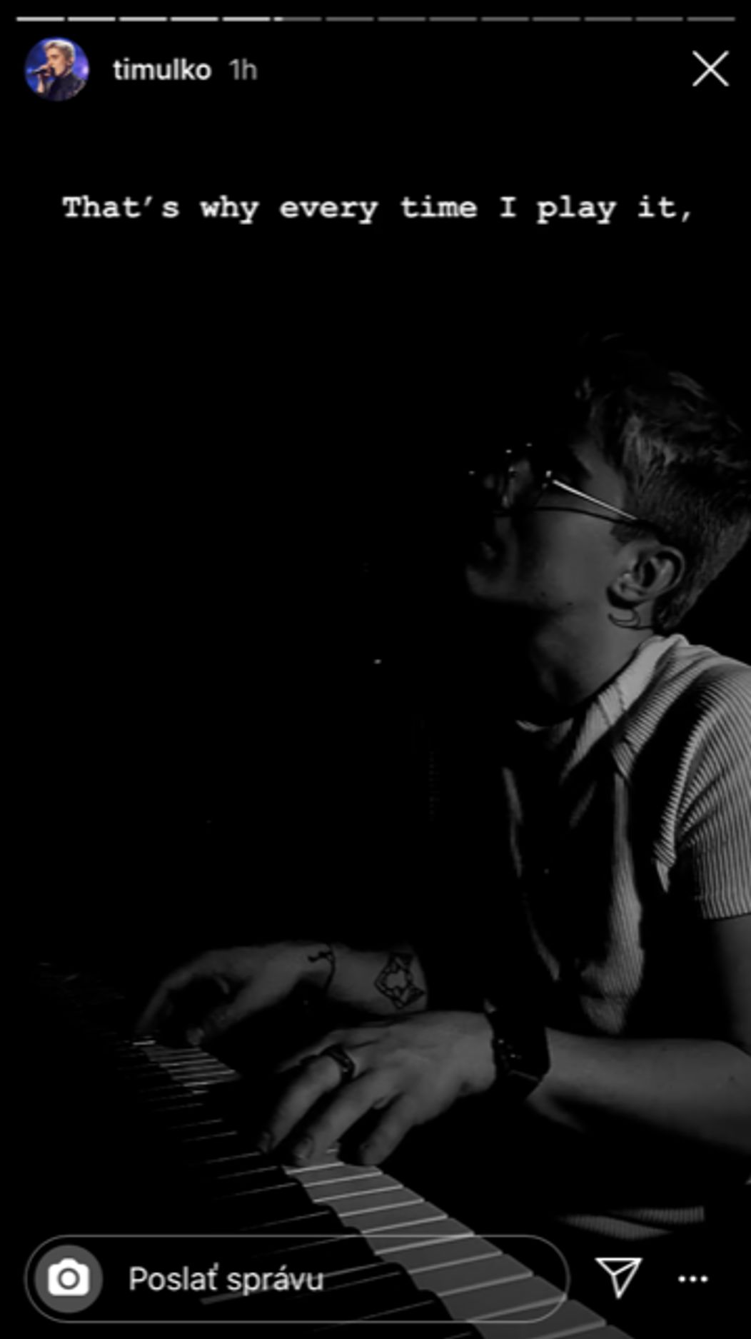 Timotej zahral bývalej láske obľúbenúpieseň a pripojil nádherné vyznanie.