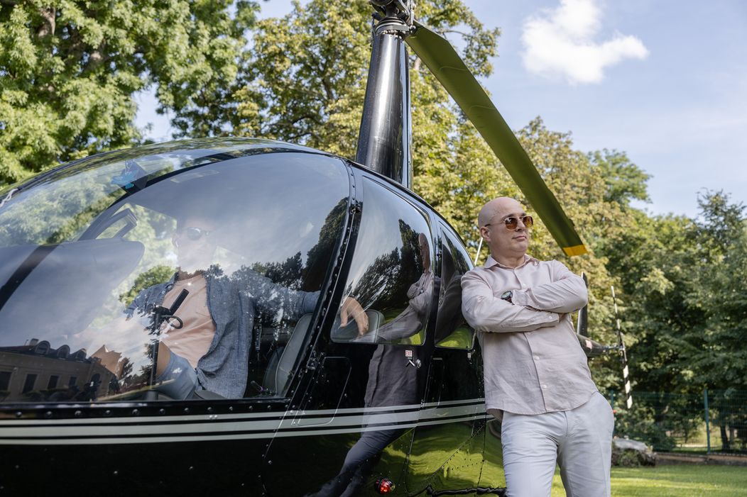 Dušan Cinkota sa s helikoptérou neskamarátil