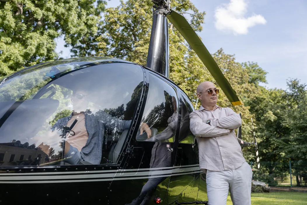 Dušan Cinkota sa s helikoptérou neskamarátil