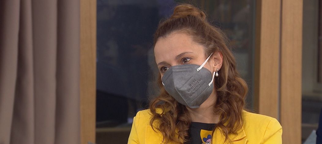 Liv Bielovič v Teleráne.