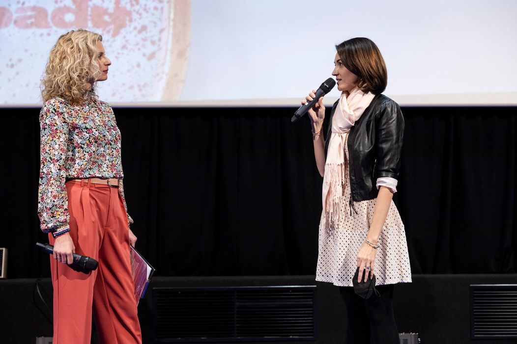 Silvia Majeská (vpravo) na premiére minisérie Prípad Roubal