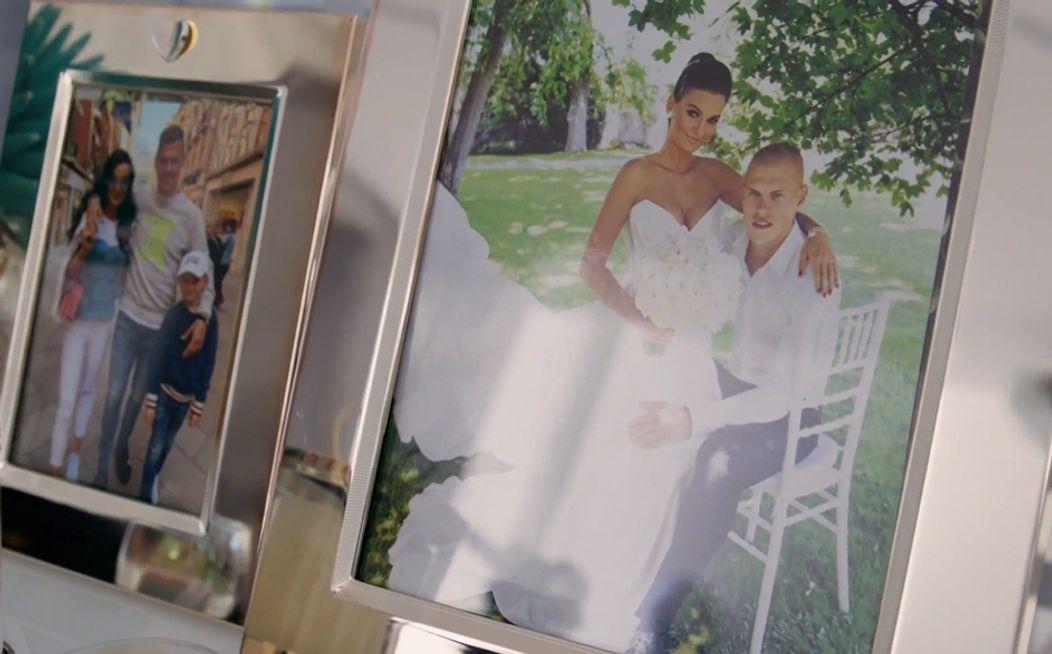 Martin Škrtel s rodinou