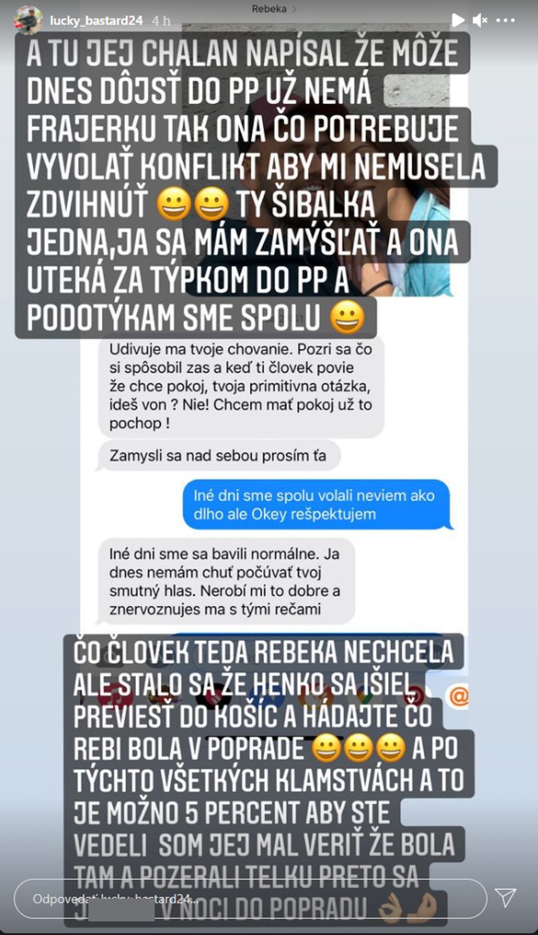 Takto Heňo opísal rozchod s Rebekou