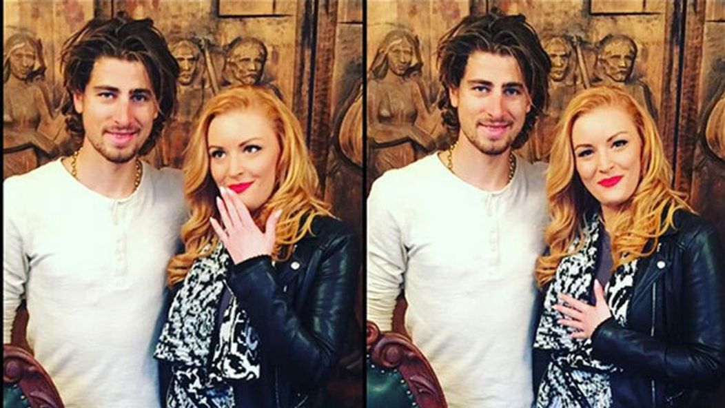 Peter Sagan a Barbora Švidraňová