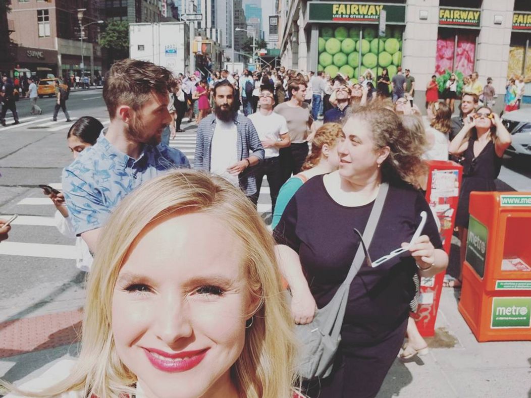 Herečka Kristen Bell bola bez okuliarov