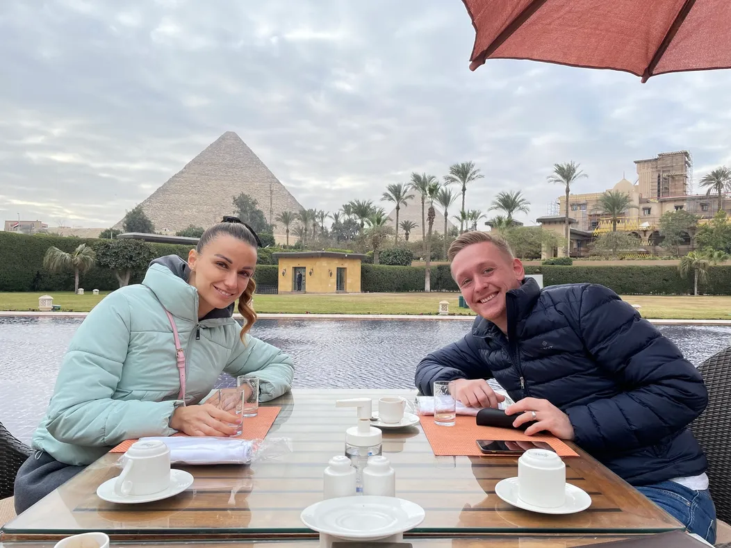 Jana a Martin v Egypte