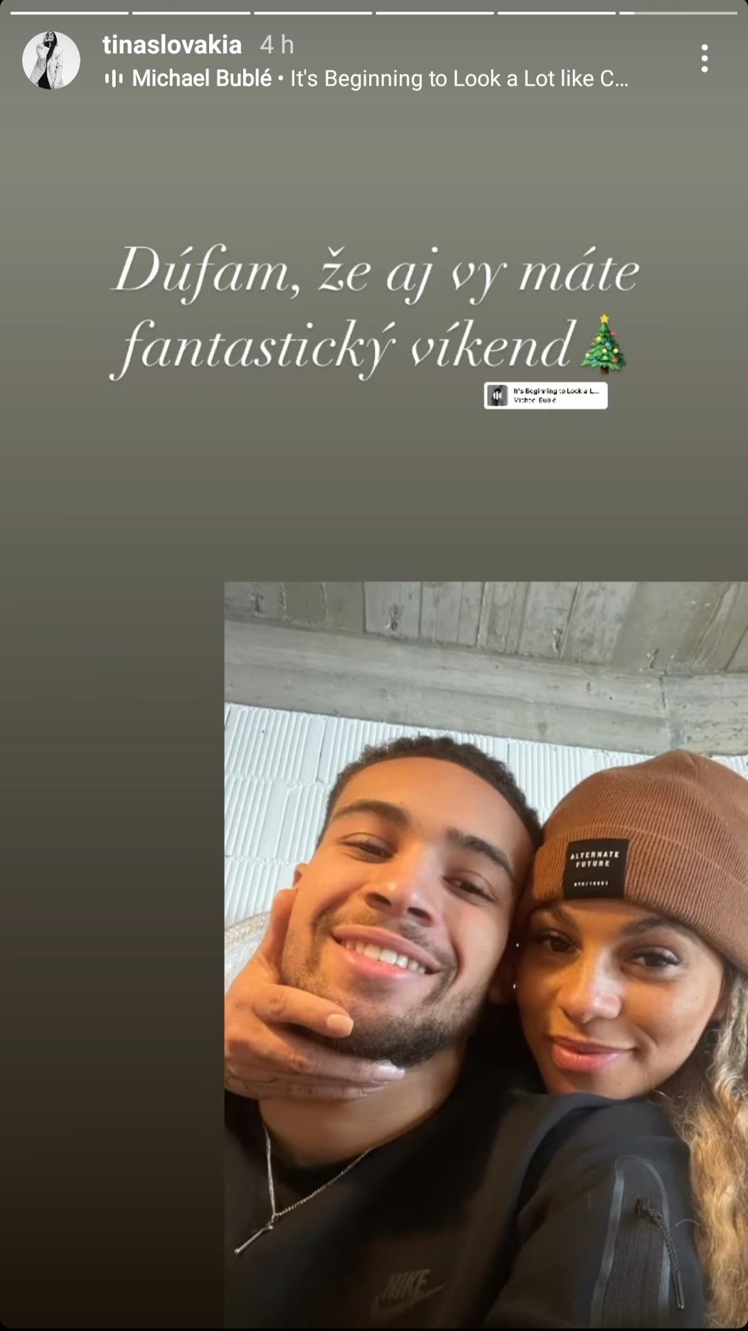Tina s novým priateľom