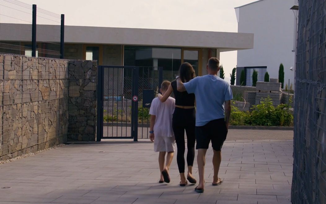 Martin Škrtel s rodinou