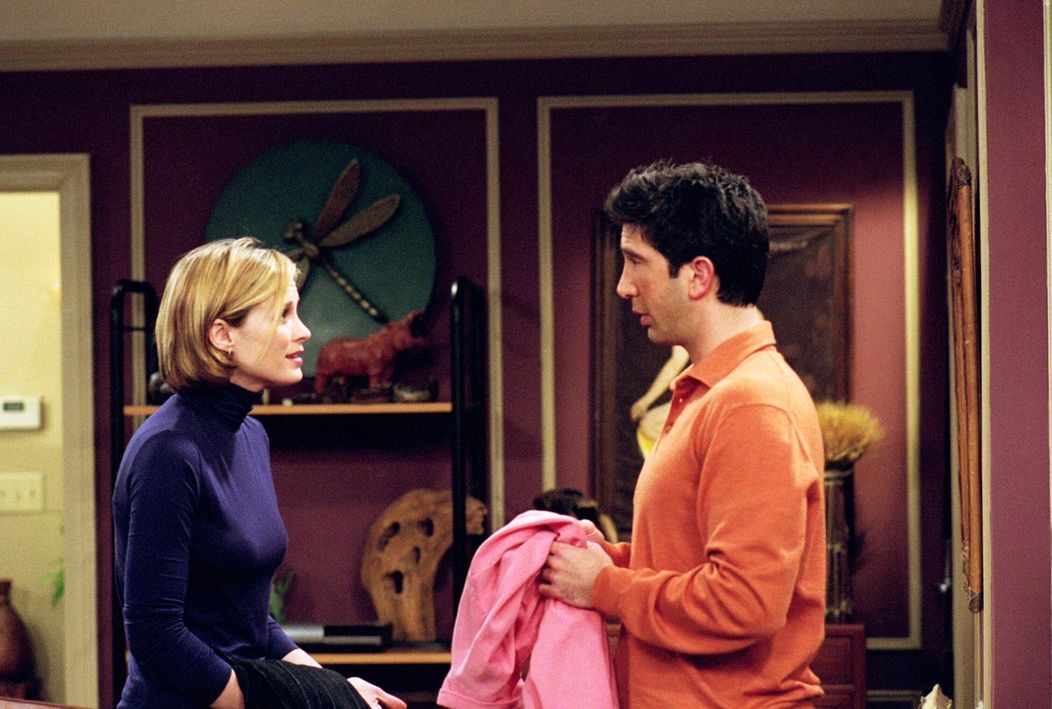 Bonnie Somerville a David Schwimmer v seriáli Priatelia
