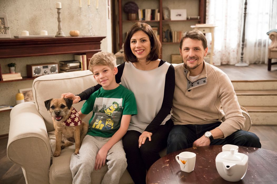 Kristína Turjanová, Juraj Loj a Marko Kramár so psíkom