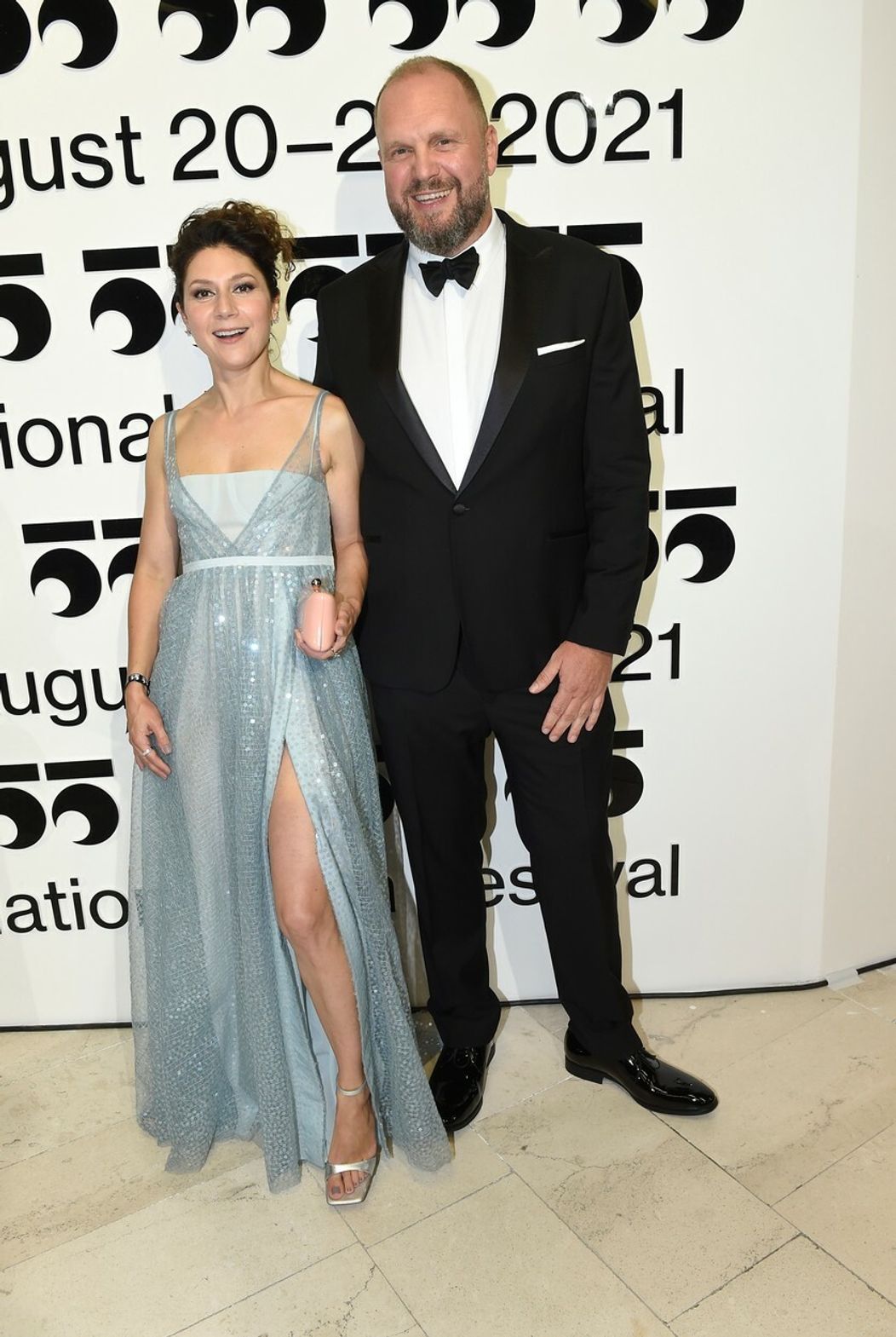 Martha Issová a David Ondříček na festivale v Karlových Varoch