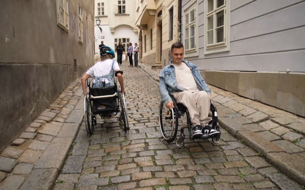 S Denisom Kučerom sme si skúsili, aké je to byť na vozíku