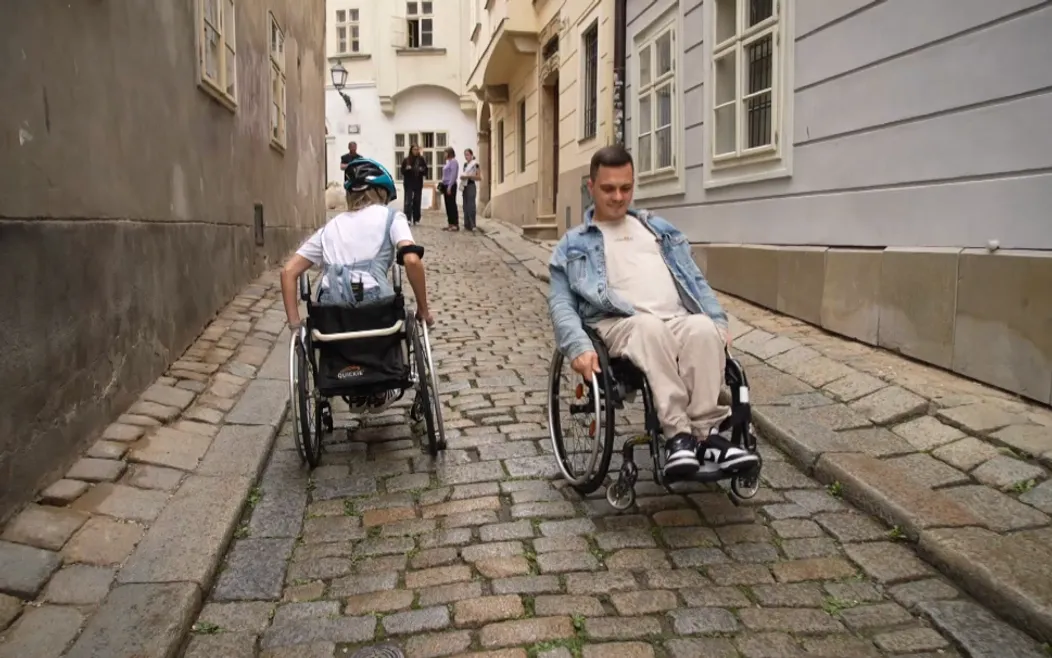 S Denisom Kučerom sme si skúsili, aké je to byť na vozíku