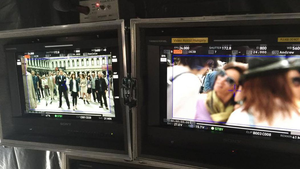 Inferno, nakrúcanie filmu 