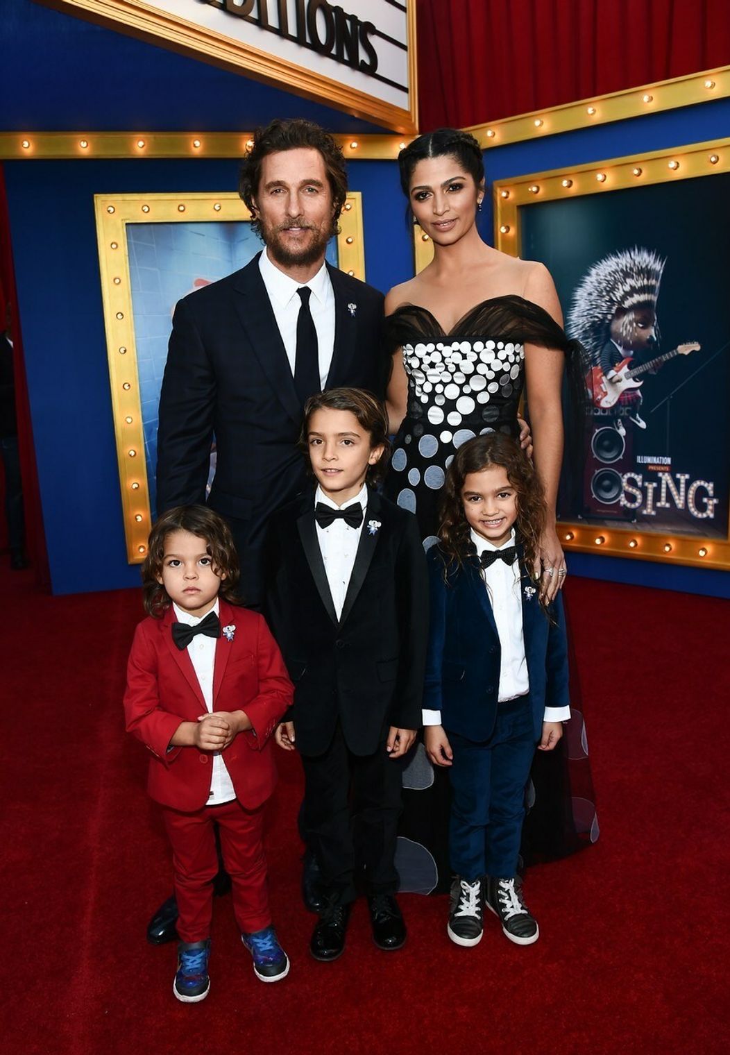 Matthew McConaughey s rodinou.