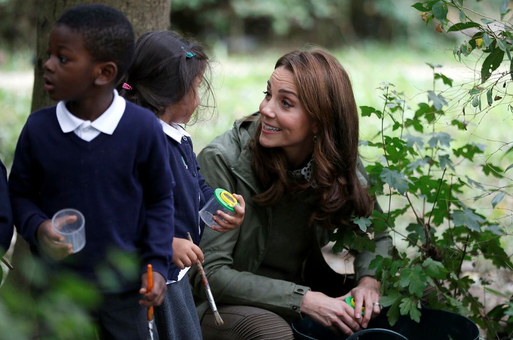 Deti si prítomnosť vojvodkyne Kate užívali