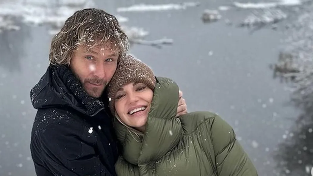 Pavel Nedvěd a Dara Rolins