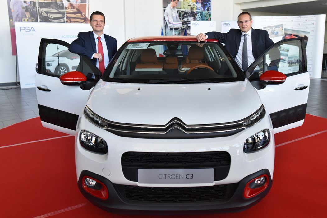 Na snímke nový model automobilu Citroën C3