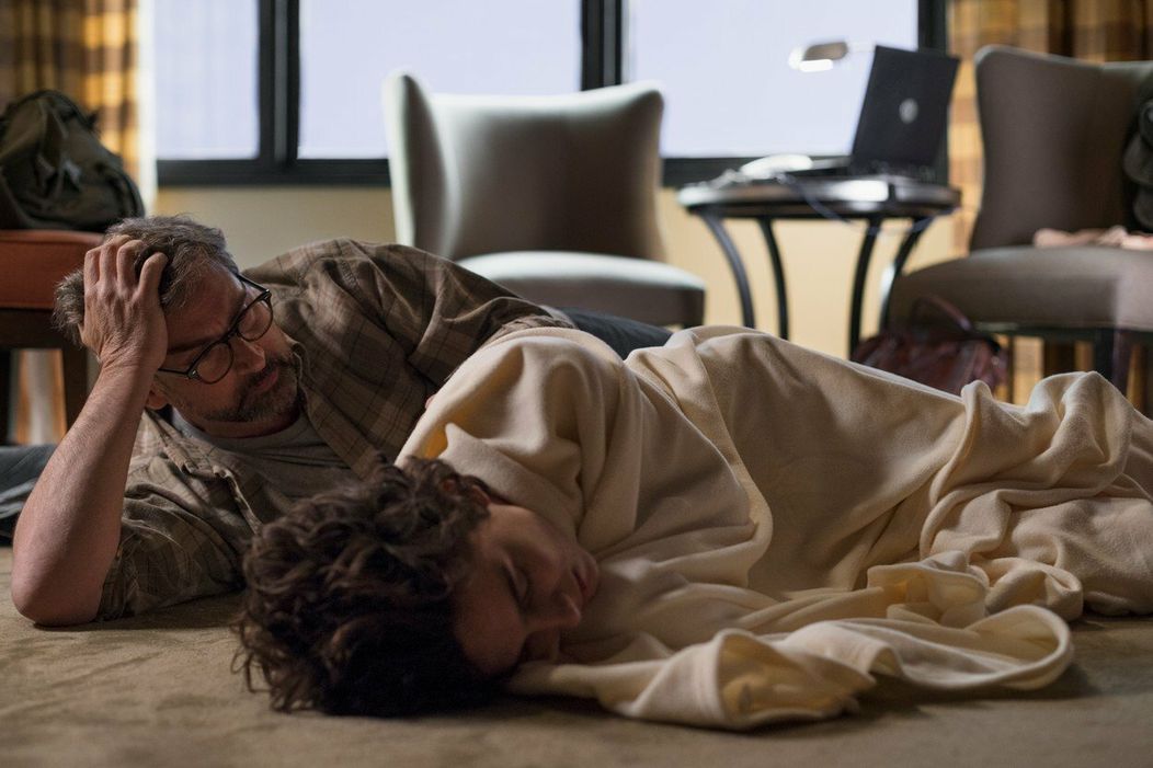 Steve Carell a Timothée Chalamet vo filme Beautiful Boy