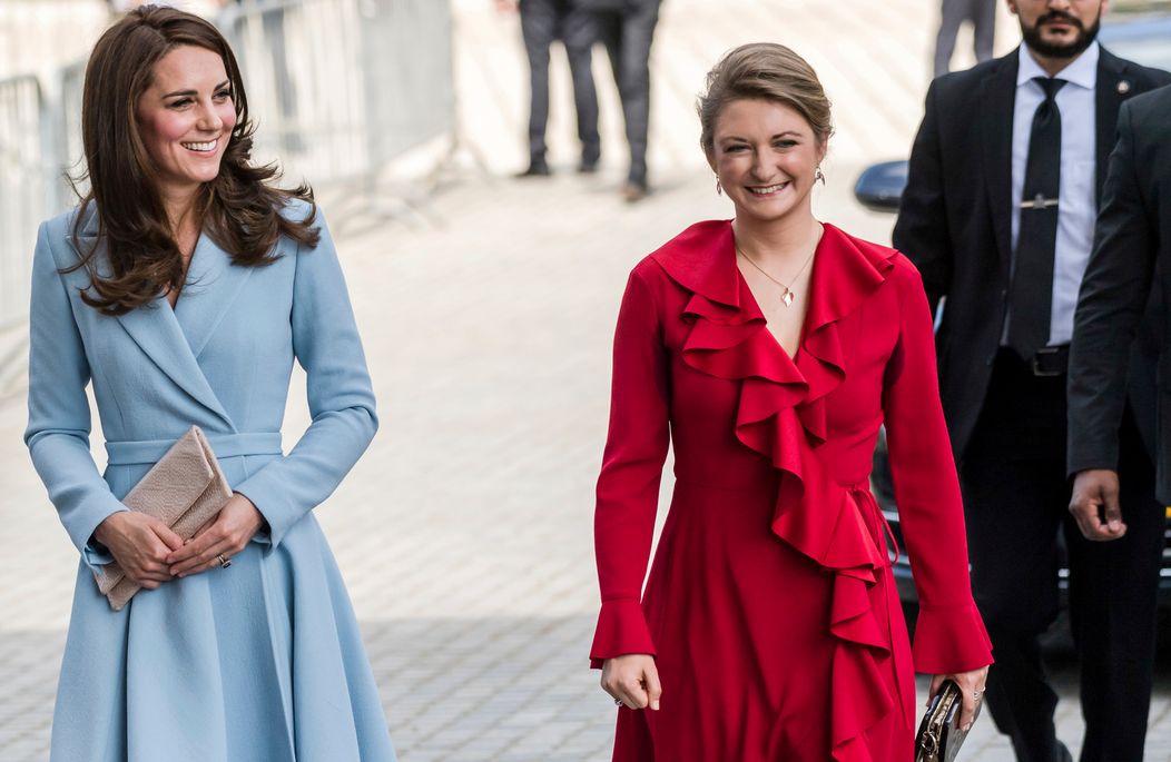Kate Middleton na návšteve Luxemburska. 