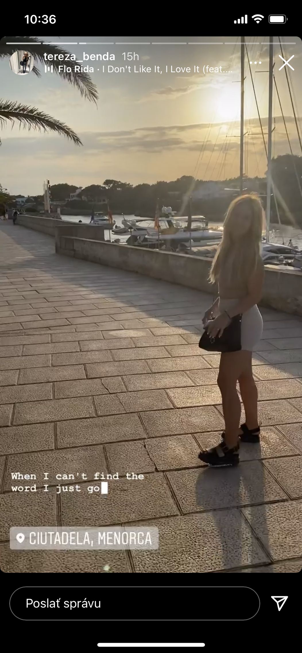Tereza a Milan na Menorke