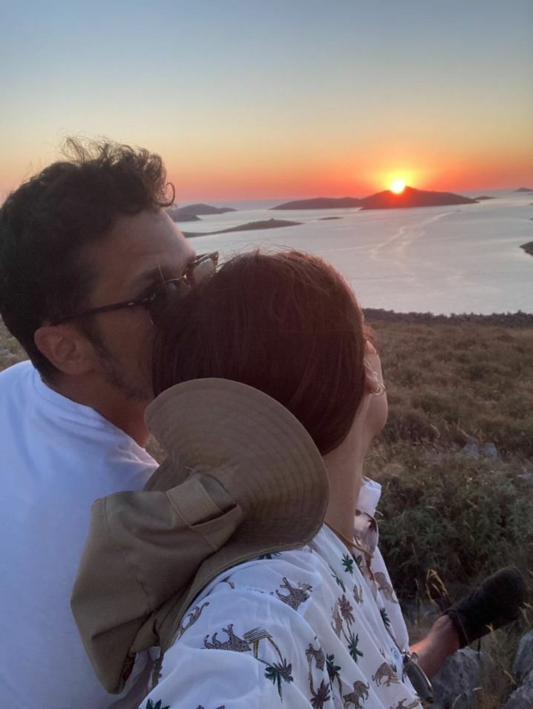 Lucka so snúbencom Rudom.