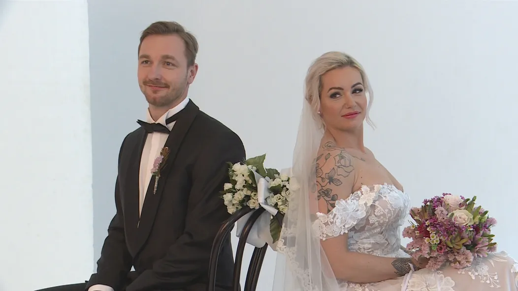 Monika a Michal na fotení