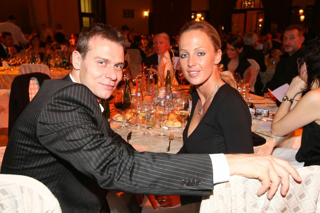 Zuzana Belohorcová s manželom Vlastom Hájkom, 2008
