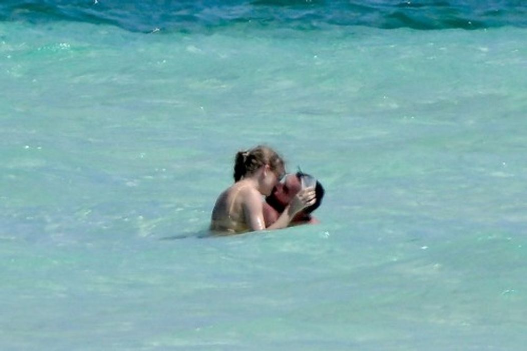 Taylor Swift a Travis Kelce na dovolenke na Bahamách