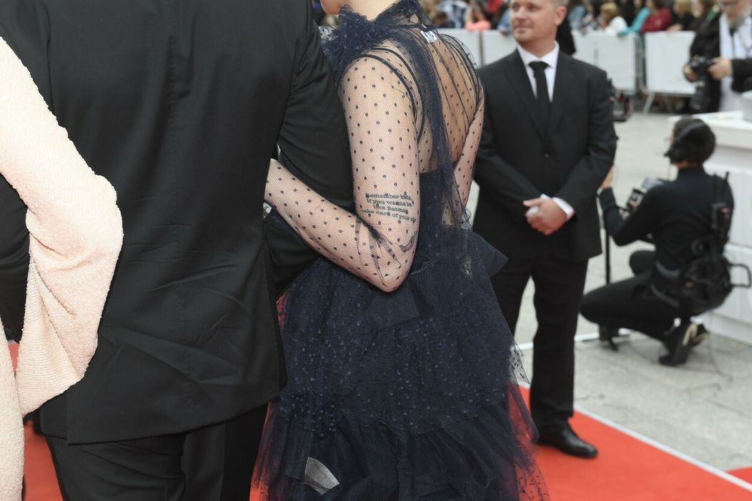 Anna Fialová na otváracom ceremoniáli 56. ročníka KVIFF.