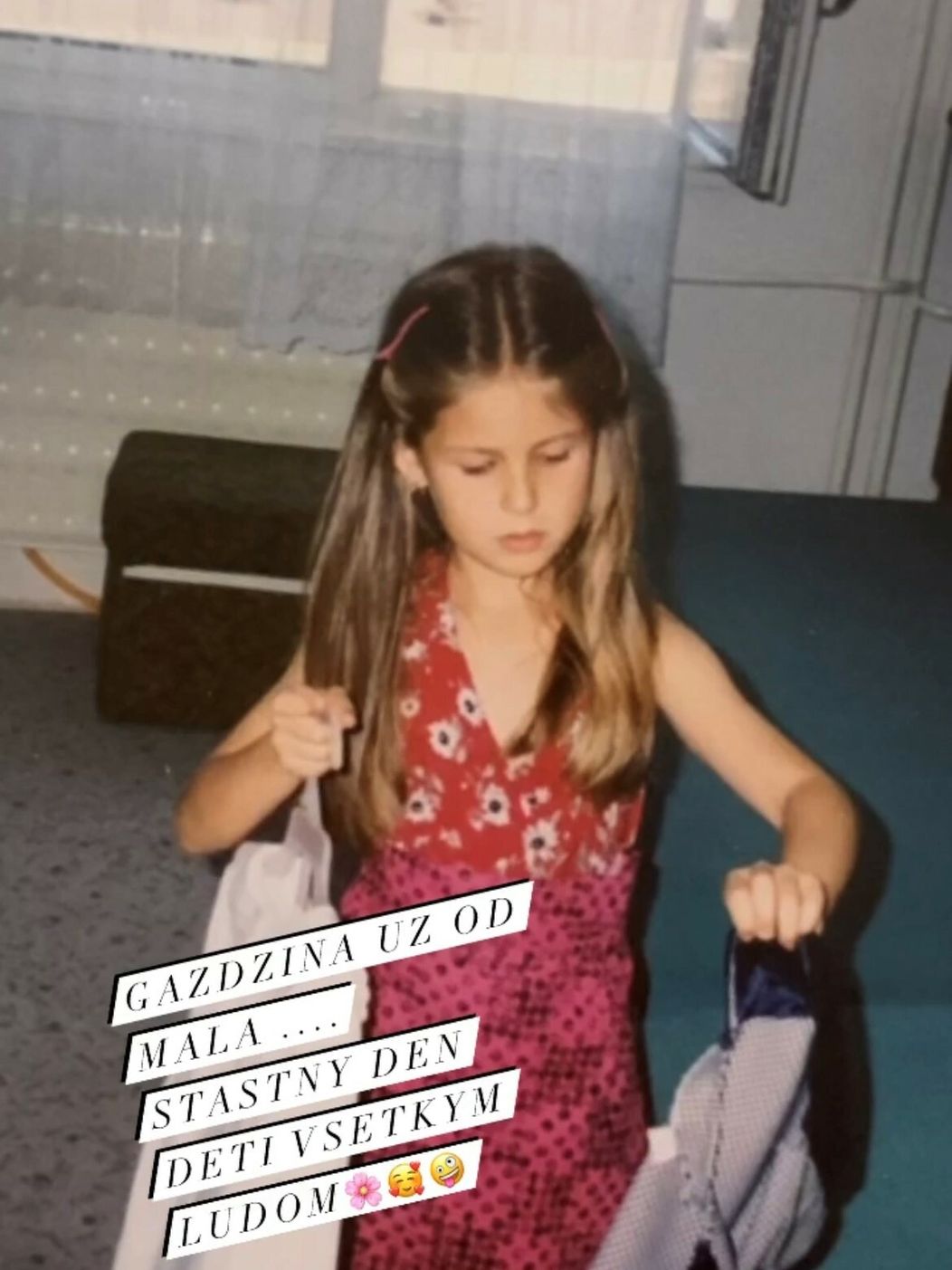 Alžbeta Bartošová ako dievčatko