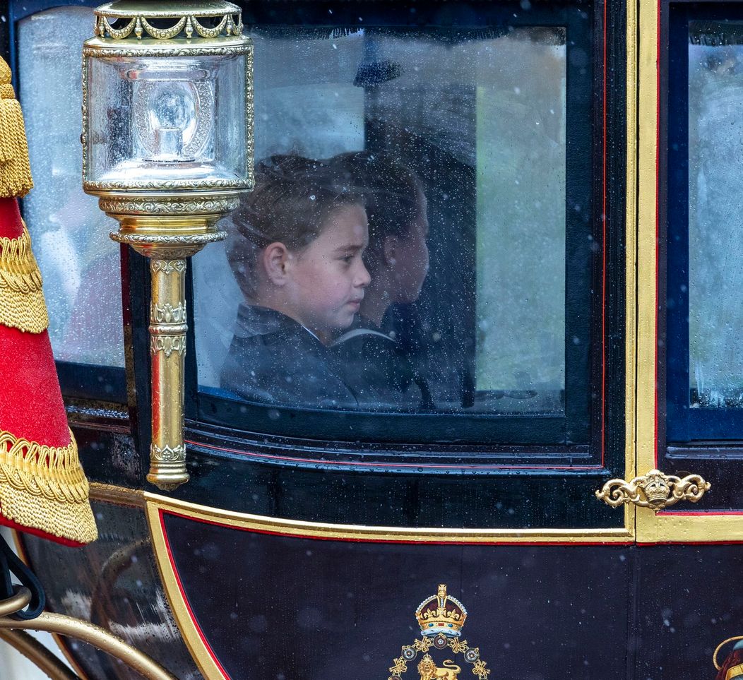 Princ George na oslavách narodenín kráľa Karola III.