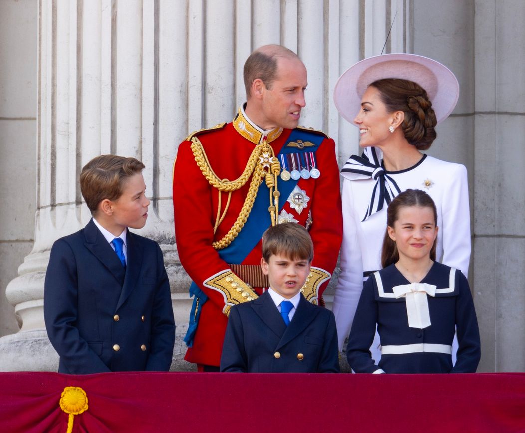Princ a princezná z Walesu na Trooping the Colour