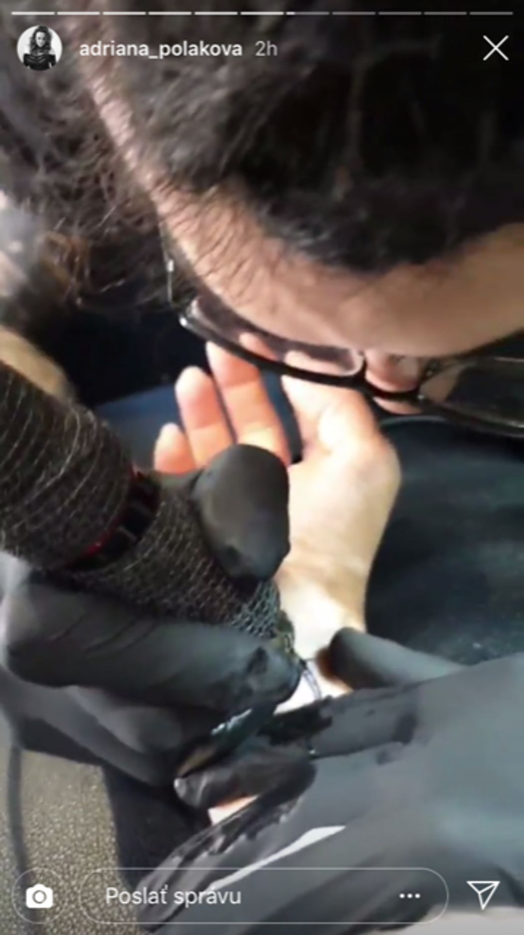 Adriana Poláková má nové tetovanie