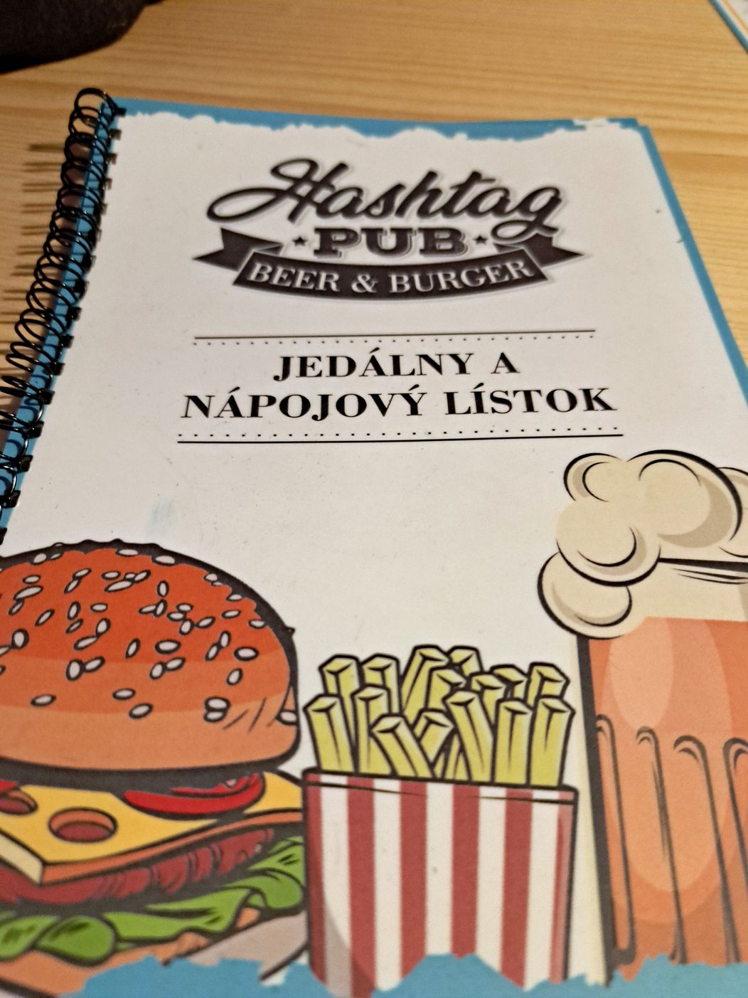 Na nože - Jedálny lístok Hashtag pubu