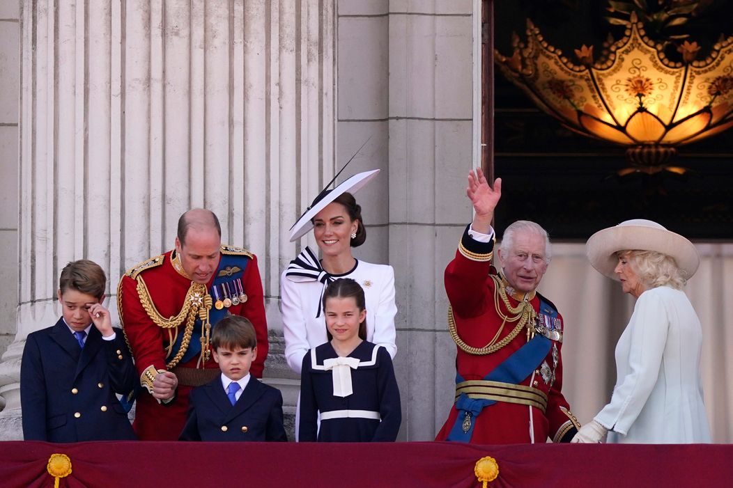 Princ a princezná z Walesu na Trooping the Colour