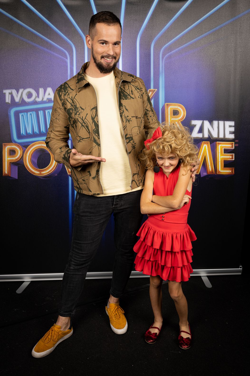 Nela Kronauerová ako Kylie Minogue s mentorom Ferom Jokom.