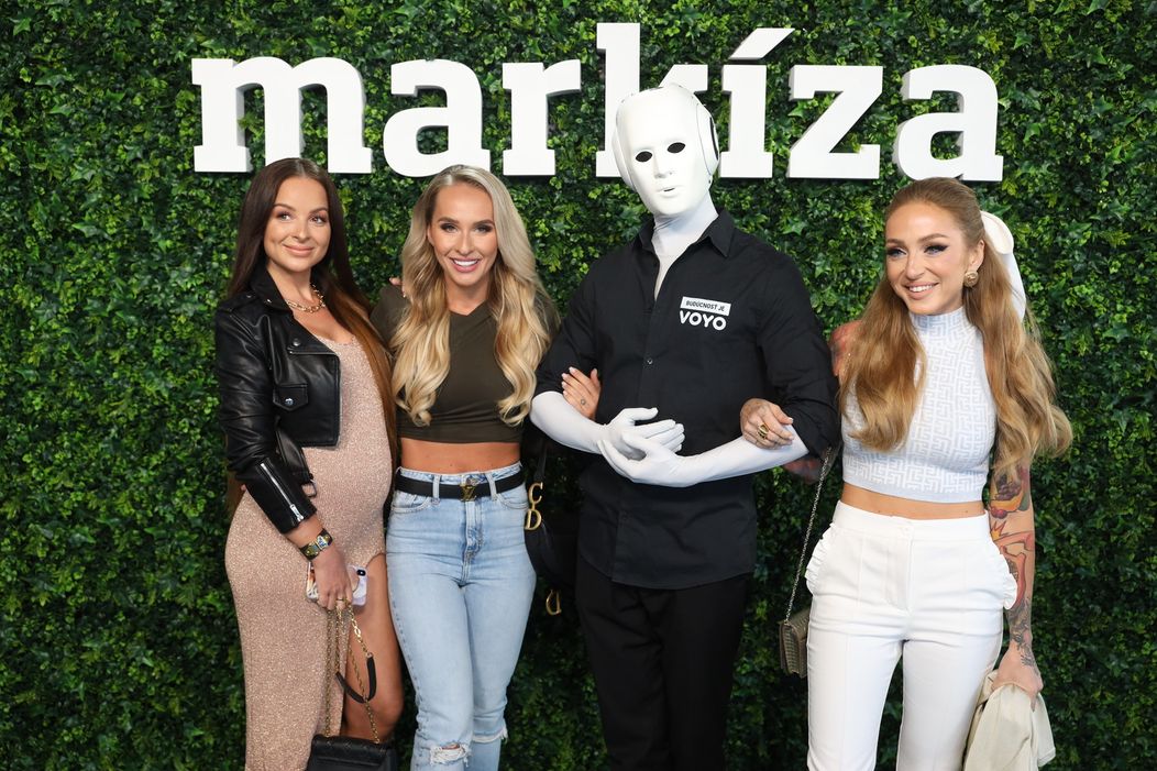 Lucia Mokráňová na media párty TV Markíza